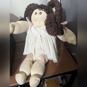 Adorable Cream and Brown Vintage Cabbage Patch Doll